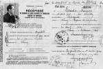 Recibo de solicitud de carné de idnetidad de trabajador agrícola o industrial correspondiente a Francisco Escudero (30-01-1940)